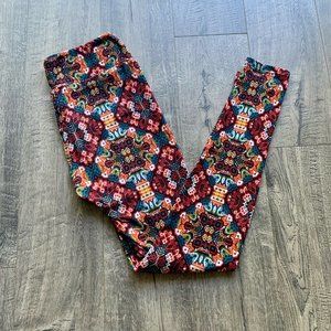 Lularoe Leggings Printed One Size OS